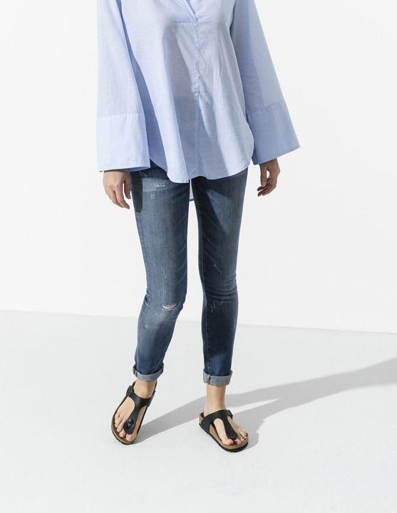 Actual product image Birkenstock Gizeh Birko-Flor narrow (38)