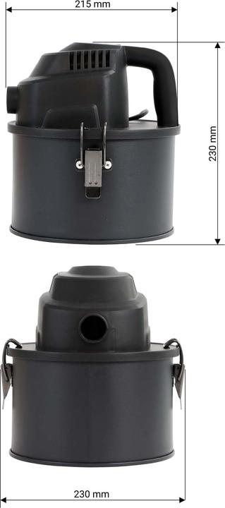 Immagine prodotto Wiltec Aschesauger 600W Aschestaubsauger 4l Kaminsauger HEPA-Filter Asche Sauger (Aspirapolvere cenere)