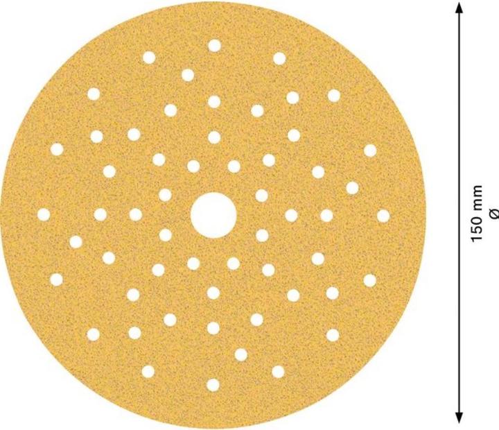 Actual product image Bosch Professional Zubehör Expert C470 Sandpaper multi-hole for random orbital sander, 150 mm, G 80, 50 pcs. (80)