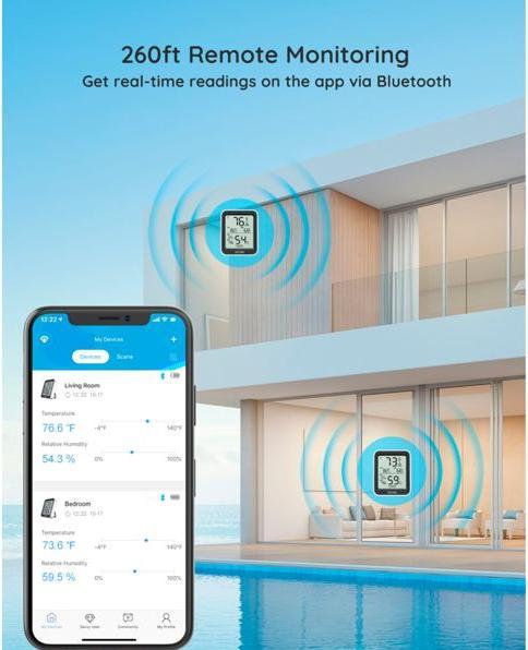 Produktbild Govee Bluetooth Thermometer Hygrometer with Screen