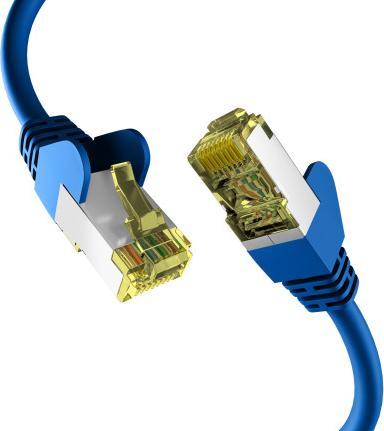 Actual product image M-Cab CAT6A BLUE 0.50M PATCH CORD (S/FTP, CAT6a, 0.50 m)