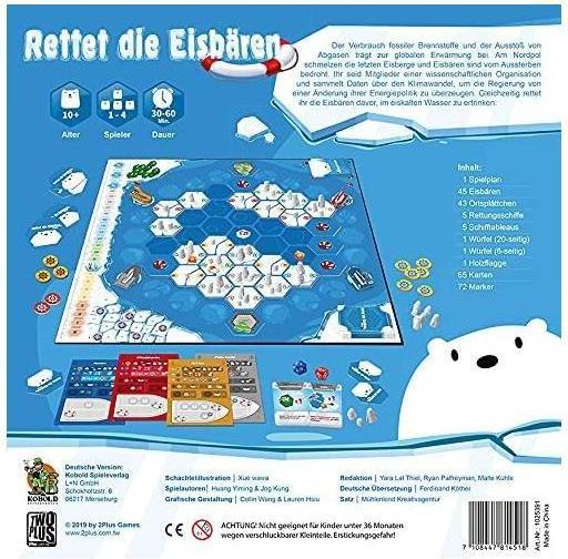 Actual product image 1025391 - Rettet die Eisbären - Board game, for 1-4 players, from 10 Years (DE Edition) (German)