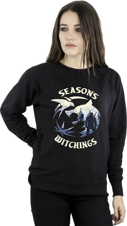 Actual product image Netflix Womens/Ladies The Witcher Christmas Wolf Sweatshirt (XL)
