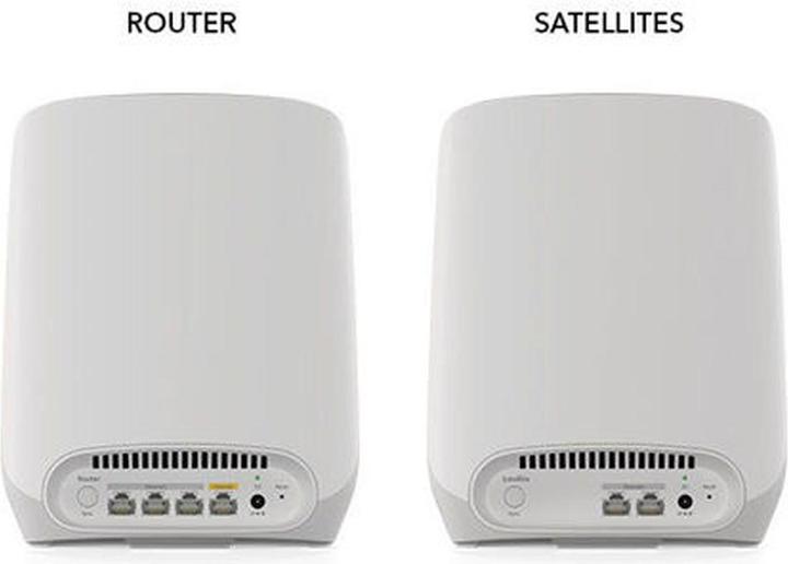 Actual product image Netgear Orbi WiFi 6 Tri-Band Mesh System AX5400 3-Set RBK763S