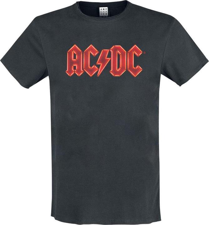 Actual product image Amplified Unisex Adult I Power Up AC/DC Logo T-Shirt (L)