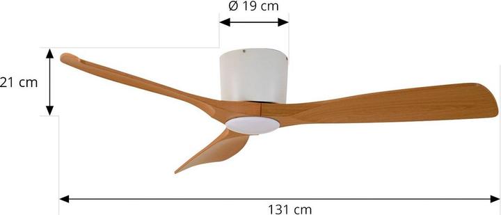 Actual product image Lucande Moneno (53 dB)