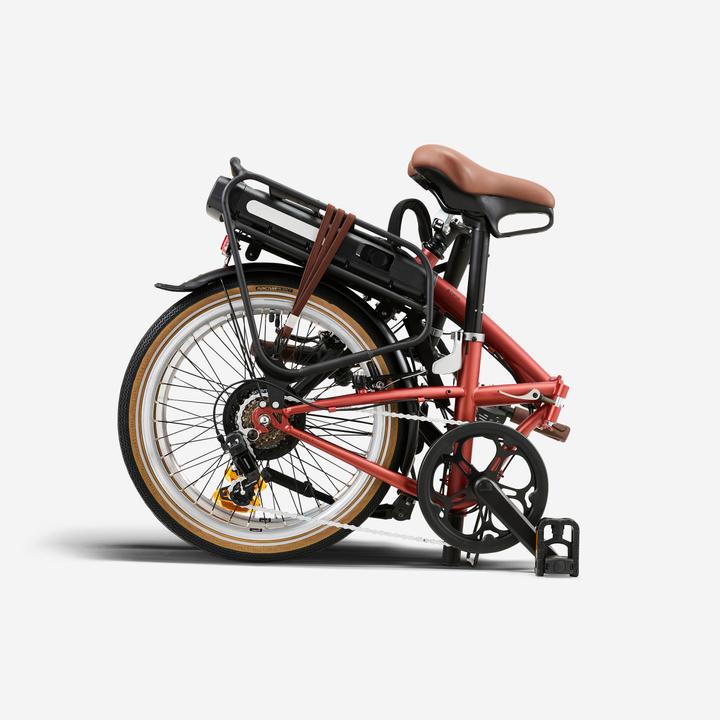Image du produit Btwin Vélo pliant électrique e fold 500 rouge brique