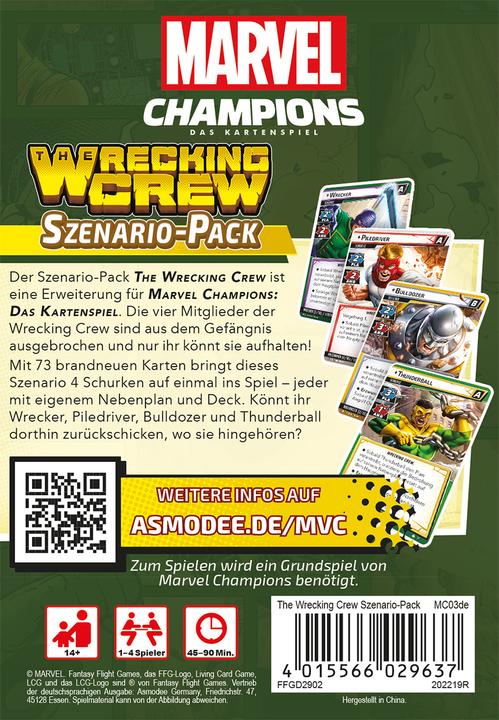 Immagine prodotto FFG Gioco di carte Marvel Champions: LCG - Wrecking Crew (Tedesco)