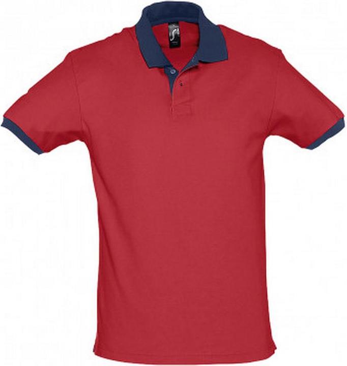 Sols Prince Pique PoloShirt in Kontrastfarben Kurzarm