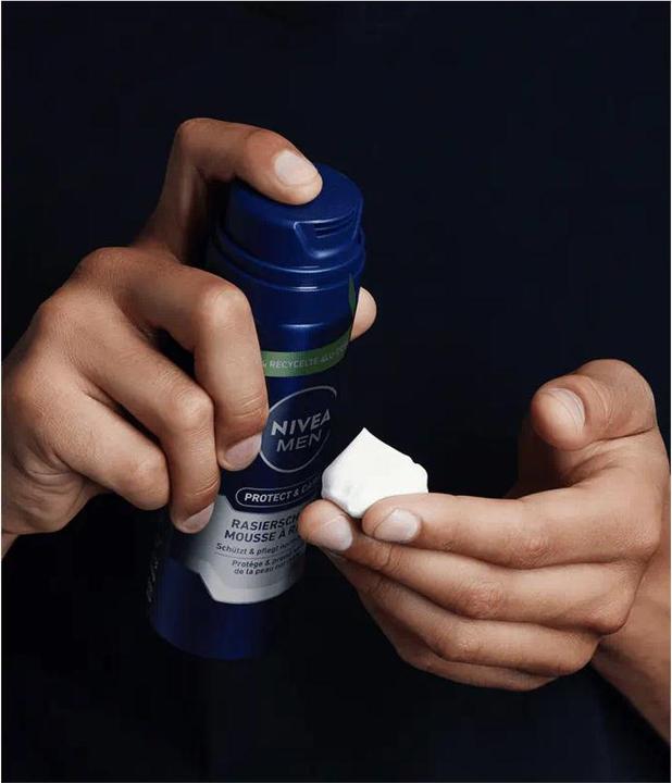 Actual product image Nivea Men Protect & Care Rasierschaum (200 ml, Shaving cream)