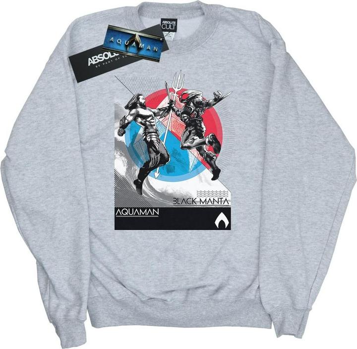 Image du produit - Sweat AQUAMAN VS BLACK MANTA - Homme (S)