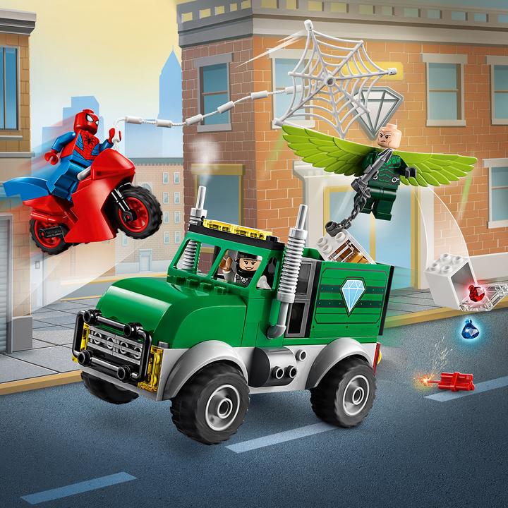 Actual product image LEGO Vultures truck robbery (76147, LEGO Marvel)