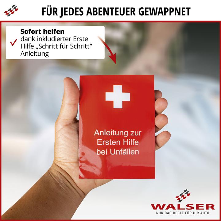 Immagine prodotto Walser Cassetta di pronto soccorso per auto nera secondo DIN 13164