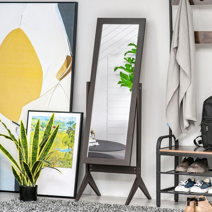 Image du produit Homcom Miroir sur pied (47 x 46 x 148 cm)
