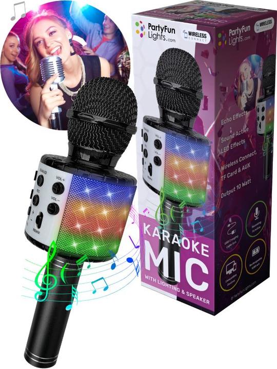 Produktbild PartyFun Lights Party Fun Lights - Karaoke microphone with speaker - (605600)