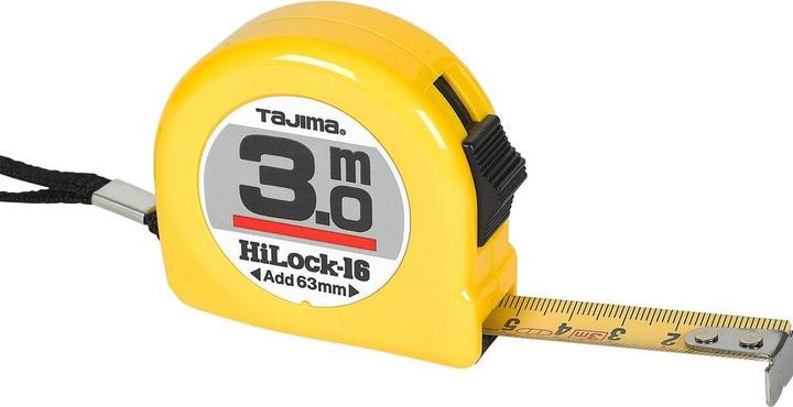 Image du produit Tajima Rollmeter HI-LOCK 16 jaune