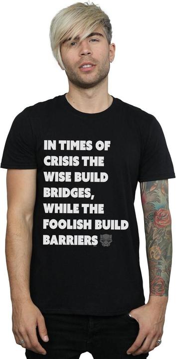 Actual product image Mens Black Panther Times Of Crisis T-Shirt (3XL)