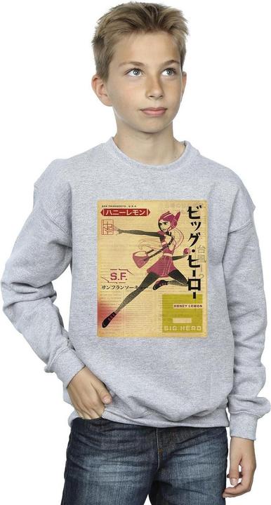 Image du produit Disney - Sweat BIG HERO BAYMAX HONEY LEMON NEWSPAPER - Garçon (152, 158)