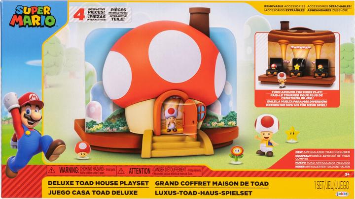 Actual product image Jakks Pacific Super Mario - Deluxe Toad House