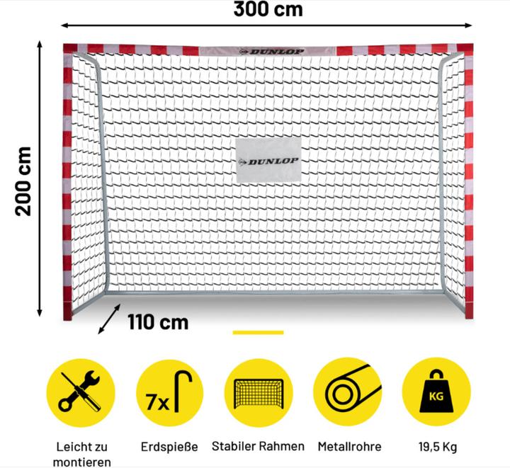 Actual product image Dunlop Soccer goal