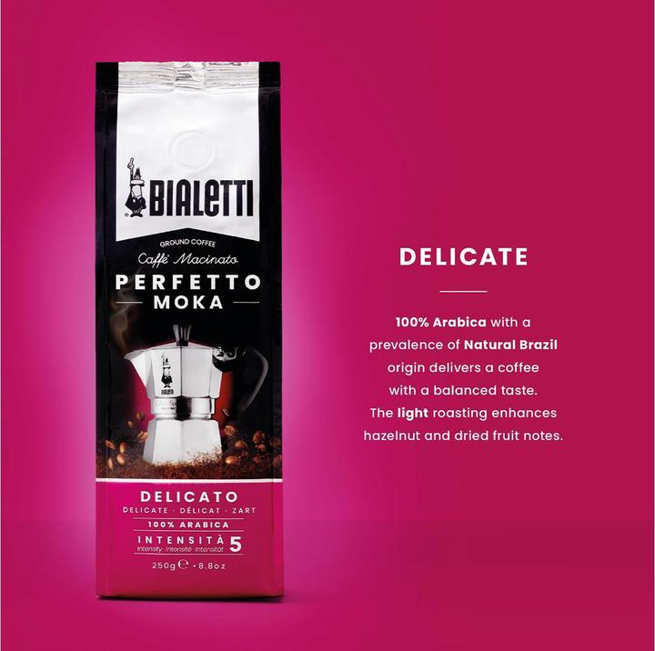 Immagine prodotto Bialetti Delicato (Tostatura media, 250 g)