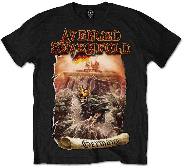 Actual product image Rock Off Avenged Sevenfold Unisex Tee: Germany (S)