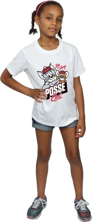 Immagine prodotto Tom & Jerry Posse Cat Maglietta Ragazze (140, 146)