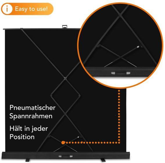Immagine prodotto Walimex pro Pannello roll-up sfondo nero 210x220 (210 cm, 220 cm)