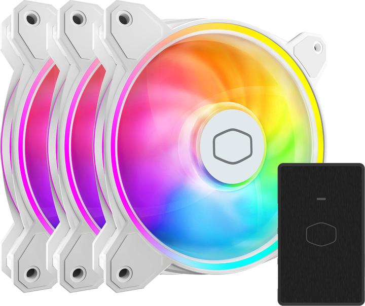Cooler Master MasterFan MF120 Halo 2 Edizione Bianca 3in1 (120 mm, 3 x)