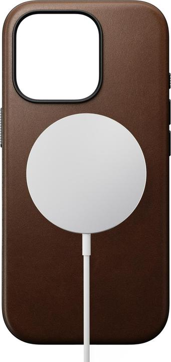 Actual product image Nomad Modern Leather Case iPhone 16 Pro Brown (Apple iPhone 16 Pro)