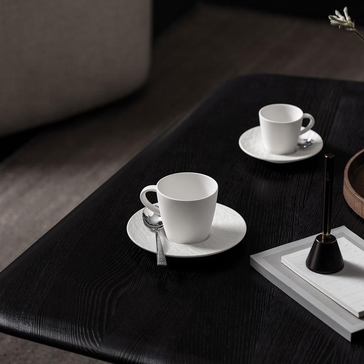 Image du produit Villeroy & Boch Soucoupe pour moka/espresso Manufacture Rock blanc (1 x)