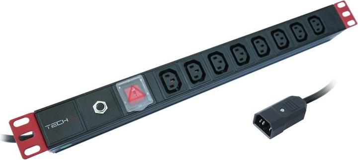 Actual product image Techly Rack (8 x, C13, 2 m)