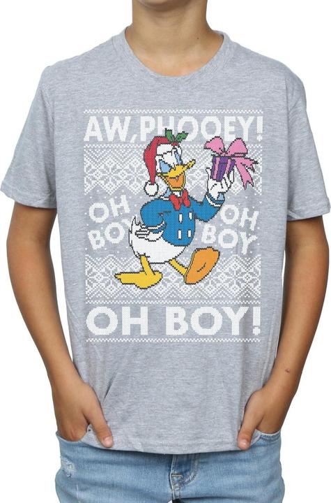 Image du produit Disney - T-shirt DONALD DUCK CHRISTMAS FAIR ISLE - Garçon (116)