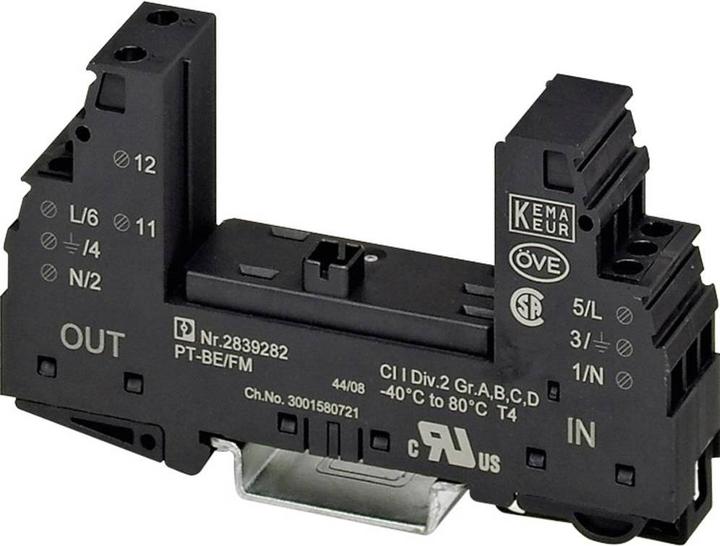 Actual product image Phoenix Contact Surge protection socket arrester MAINS PLUGTRAB class D selement