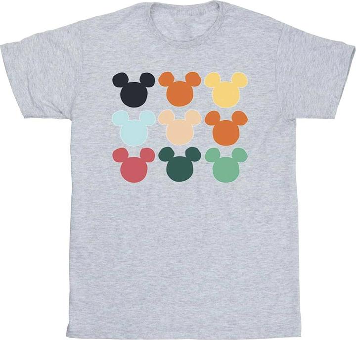Actual product image Disney Boys Mickey Mouse Heads Square T-Shirt (104)