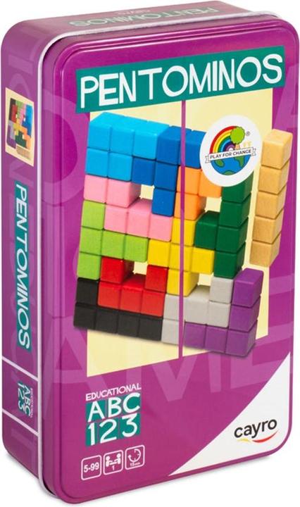 Cayro FSC pentominos in metal box
