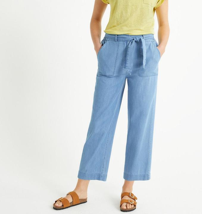 Anne Weyburn Weite Hose aus Light-Denim (XS)