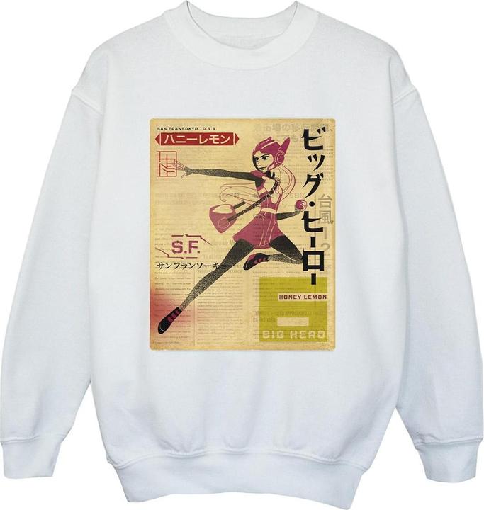 Image du produit Disney - Sweat BIG HERO BAYMAX HONEY LEMON NEWSPAPER - Garçon (128)