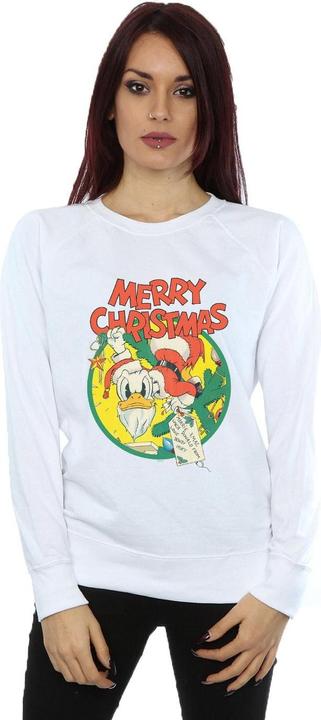 Immagine prodotto Disney Donald Duck Merry Christmas Felpa Donna (S)