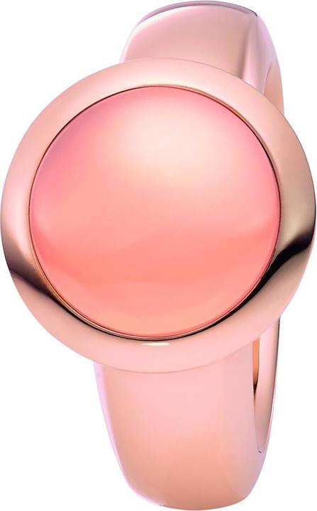 Actual product image Xen Ring with chalcedony - rose gold plated (54)