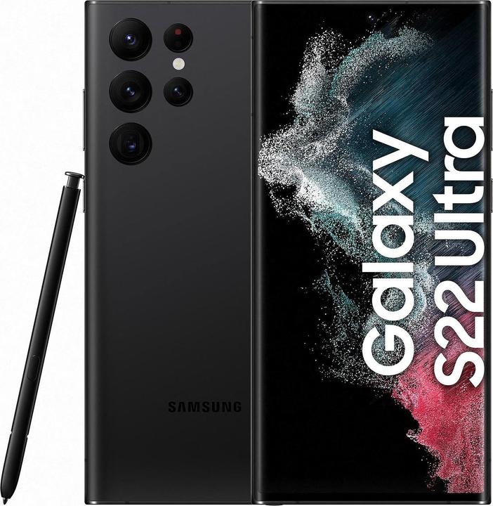 Image du produit Re!commerce Galaxy S22 Ultra 5G (double sim) (128 Go, Noir, 6.80", 108 Mpx, Double SIM, B / Très bon)