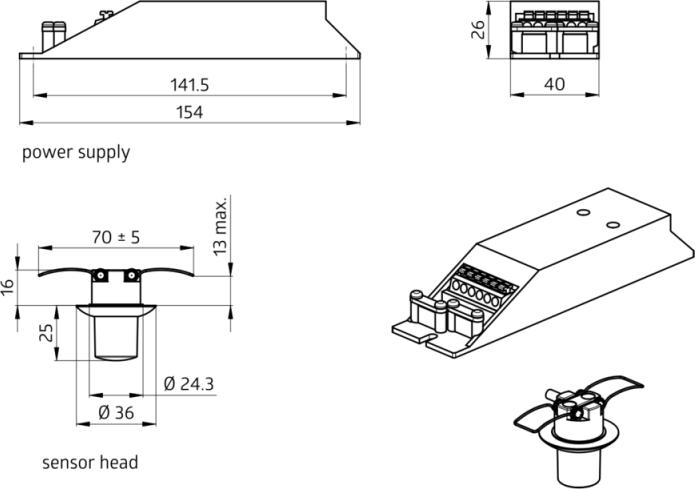 Image du produit BEG 92932 Détecteur de présence PD9-M-SDB-GH-DE (1.75 m)