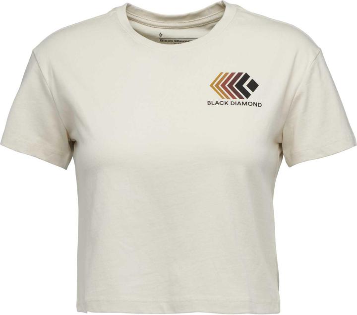Black Diamond W Faded Crop Ss Tee