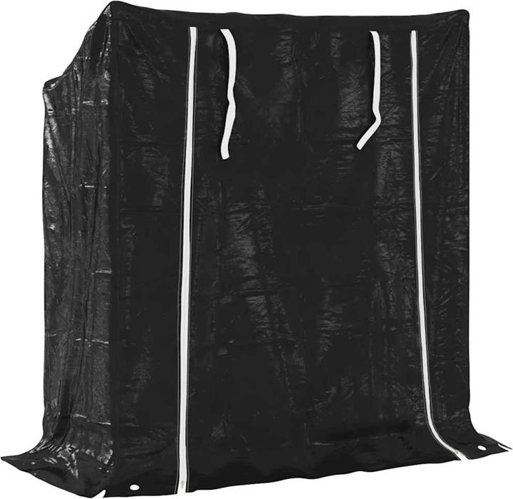 Immagine prodotto VidaXL Rastrelliera per legna da ardere con copertura antipioggia 100,5x40,5x110,5 cm Rastrelliera per