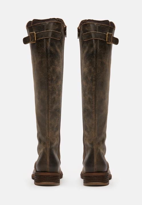 Produktbild Felmini Gredo A425, der hohe Biker-Schnürstiefel von, ist aus Glattleder mit einem Finish aus Vintag (38)