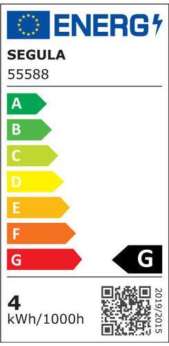Energie-Label Segula LED Floating Globe 200 Billard black 8 E27 dimmb. (E27, 4 W, 240 lm, 1 x, G)