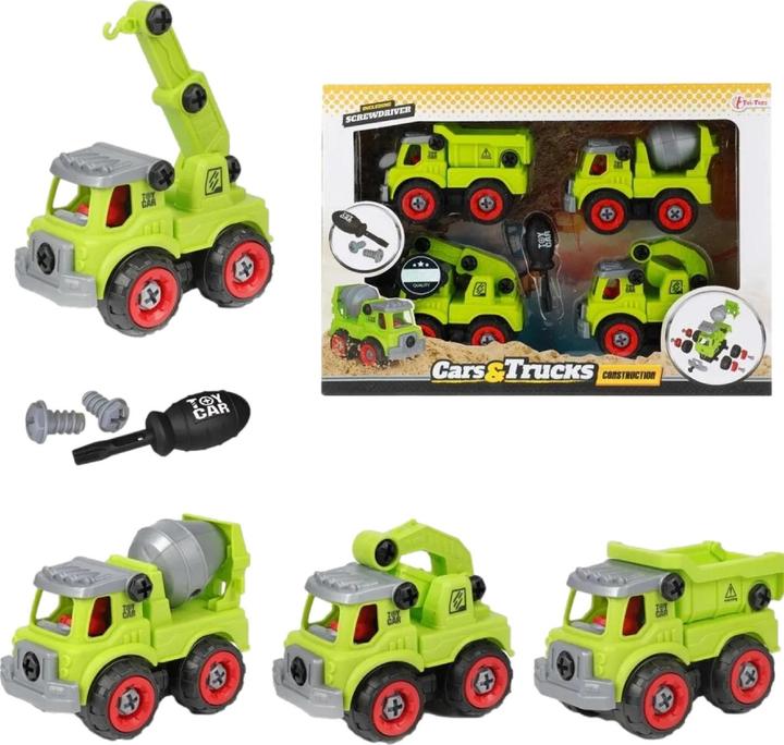 Immagine prodotto Toi-Toys Auto e camion Veicoli da costruzione con cacciavite