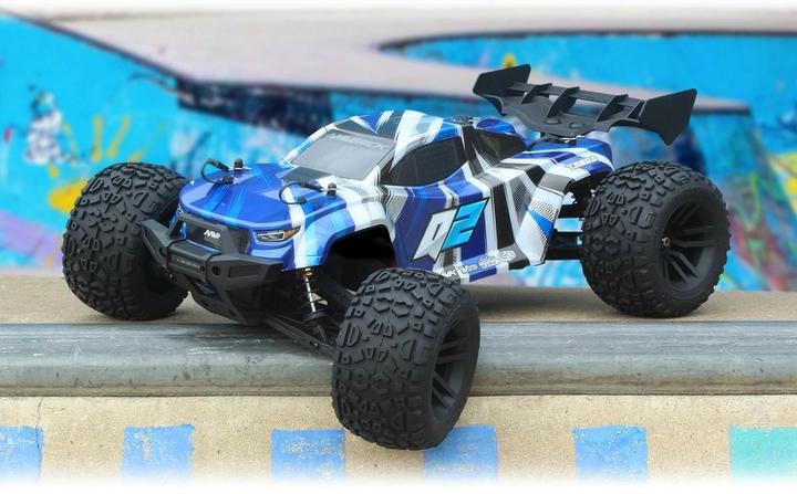Immagine prodotto Maverick Quantum2 XT 1:10 Stadium Truck - Blau (Mit Radio, Batterie nicht enthalten) (RTR pronto all'uso)