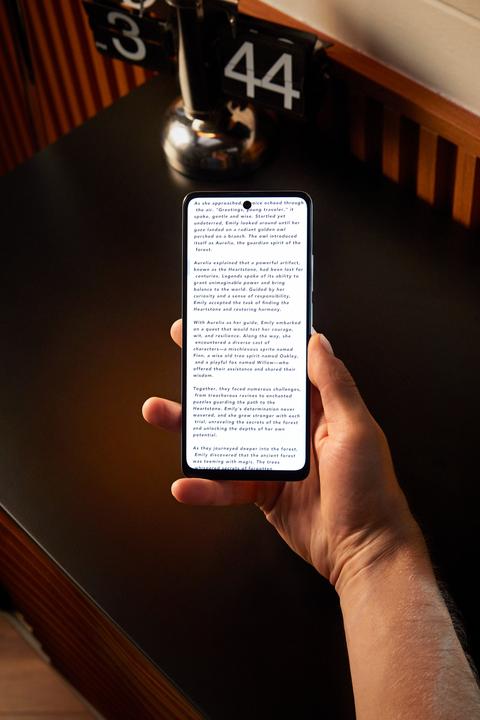 Actual product image TCL 40 NxtPaper (256 GB, Midnight Blue, 6.78", Dual SIM, 50 Mpx, 4G)