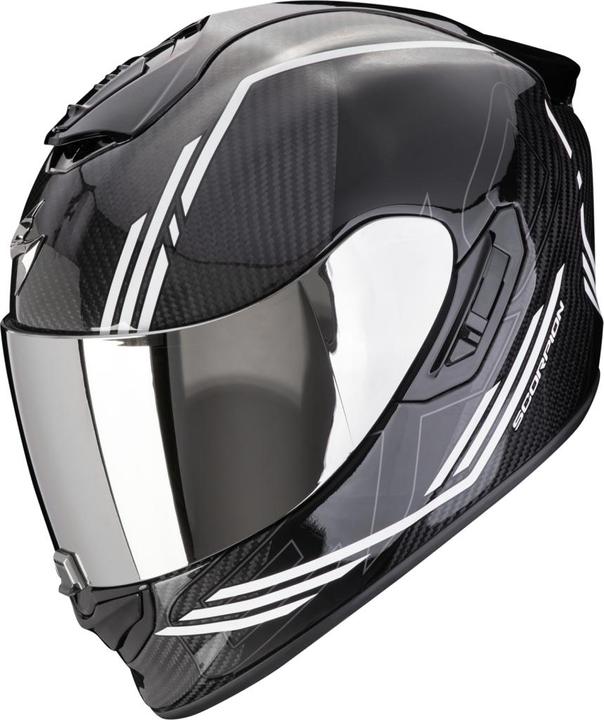 Actual product image Scorpion EXO 1400 EVO II CARBON AIR REIKA Integralhelm schwarz-weiss XL (XL)